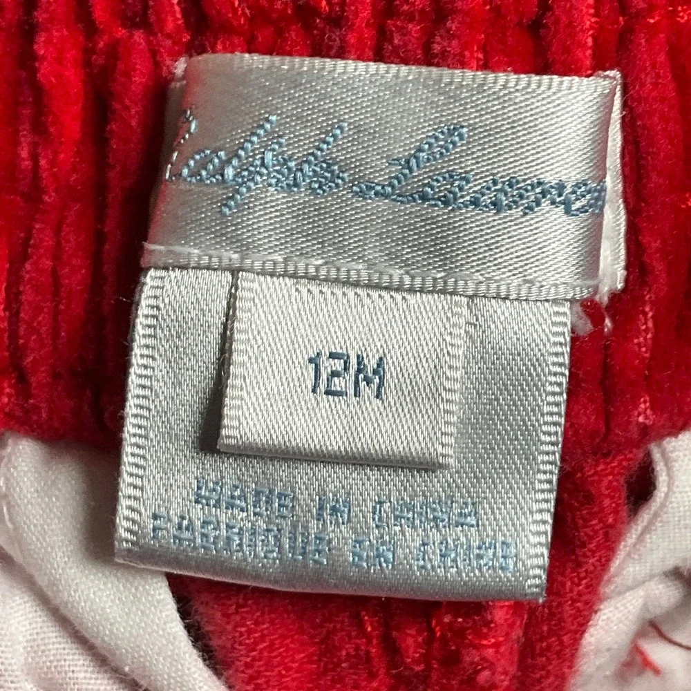 Ralph Lauren‎ Corduroy Pants Baby Toddler Red Size 12M Elastic Waist Pockets